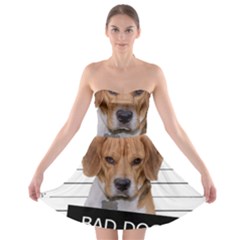 Bad Dog Strapless Bra Top Dress by Valentinaart