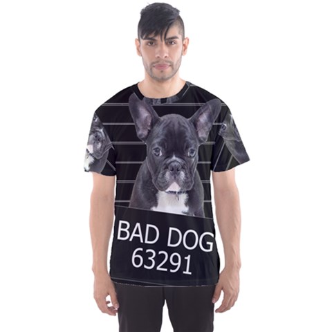 Bad Dog Men s Sport Mesh Tee by Valentinaart