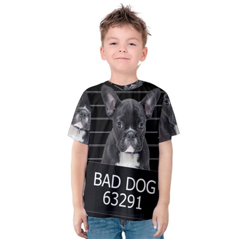 Bad Dog Kids  Cotton Tee by Valentinaart