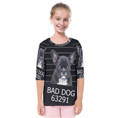 Bad dog Kids  Quarter Sleeve Raglan Tee