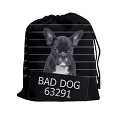 Bad dog Drawstring Pouches (XXL)