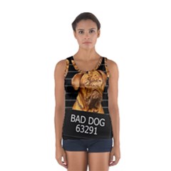 Bad Dog Women s Sport Tank Top  by Valentinaart