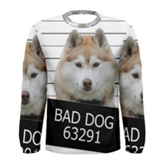 Bad Dog Men s Long Sleeve Tee by Valentinaart