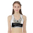 Bad dog Sports Bra with Border View1