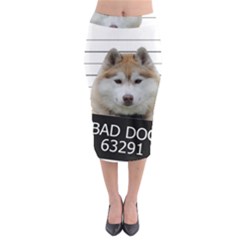 Bad Dog Midi Pencil Skirt