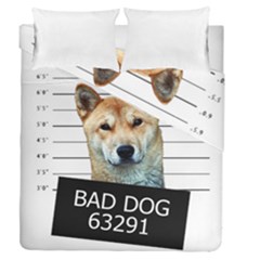 Bad Dog Duvet Cover Double Side (queen Size) by Valentinaart