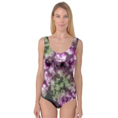 Purple Green Paint Texture     Princess Tank Leotard by LalyLauraFLM