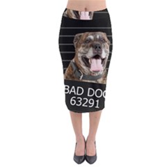 Bad Dog Midi Pencil Skirt