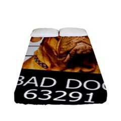 Bad Dog Fitted Sheet (full/ Double Size) by Valentinaart