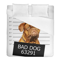 Bad Dog Duvet Cover (full/ Double Size) by Valentinaart