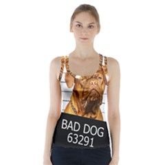 Bad Dog Racer Back Sports Top by Valentinaart