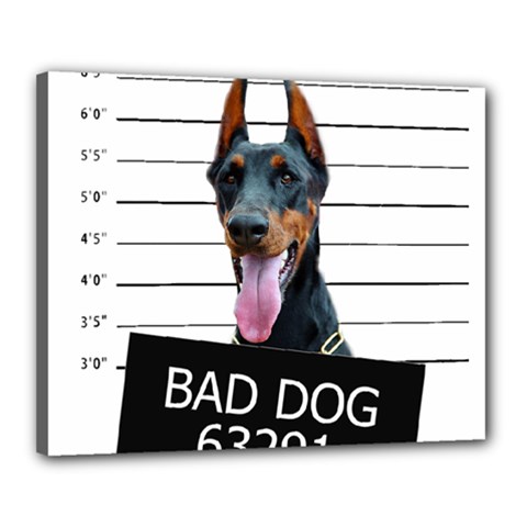 Bad dog Canvas 20  x 16 