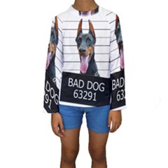 Bad dog Kids  Long Sleeve Swimwear