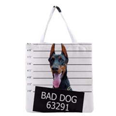 Bad dog Grocery Tote Bag