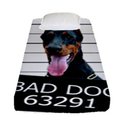 Bad dog Fitted Sheet (Single Size)