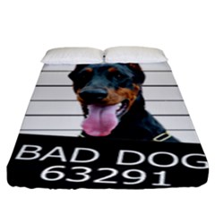 Bad dog Fitted Sheet (King Size)