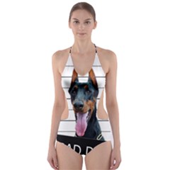 Bad dog Cut-Out One Piece Swimsuit