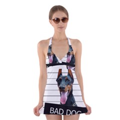 Bad dog Halter Swimsuit Dress