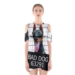 Bad dog Shoulder Cutout One Piece