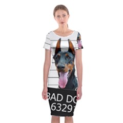 Bad dog Classic Short Sleeve Midi Dress