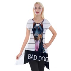 Bad dog Short Sleeve Side Drop Tunic