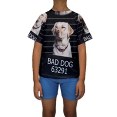 Bad Dog Kids  Short Sleeve Swimwear by Valentinaart