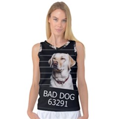 Bad Dog Women s Basketball Tank Top by Valentinaart