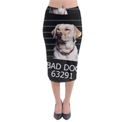 Bad Dog Midi Pencil Skirt