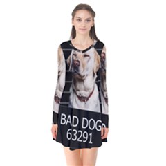 Bad Dog Flare Dress by Valentinaart