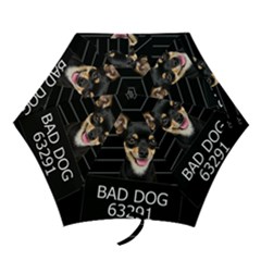 Bad Dog Mini Folding Umbrellas by Valentinaart