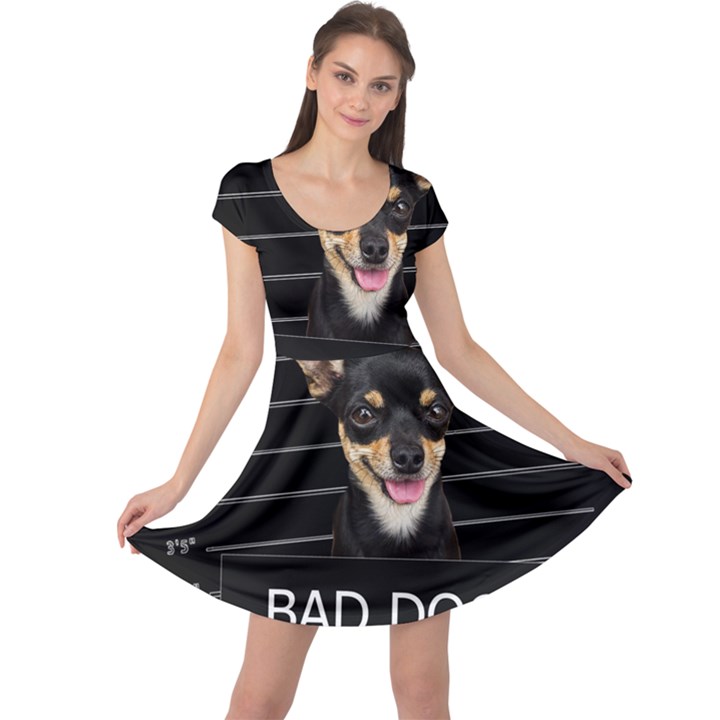 Bad dog Cap Sleeve Dresses