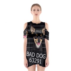 Bad Dog Shoulder Cutout One Piece by Valentinaart