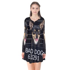 Bad Dog Flare Dress by Valentinaart