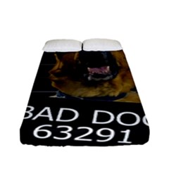 Bad Dog Fitted Sheet (full/ Double Size) by Valentinaart