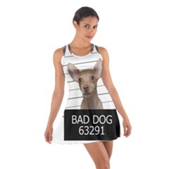 Bad Dog Cotton Racerback Dress by Valentinaart