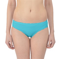 Blue Waves Pattern  Hipster Bikini Bottoms by TastefulDesigns