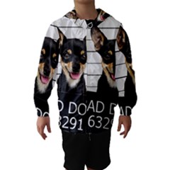 Bad Dog Hooded Wind Breaker (kids) by Valentinaart