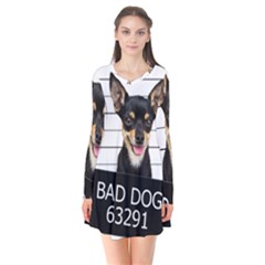 Bad Dog Flare Dress by Valentinaart