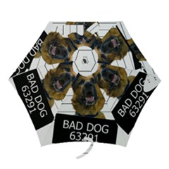 Bad Dog Mini Folding Umbrellas by Valentinaart