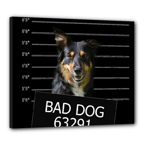 Bad Dog Canvas 24  X 20  by Valentinaart