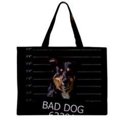 Bad Dog Zipper Mini Tote Bag by Valentinaart