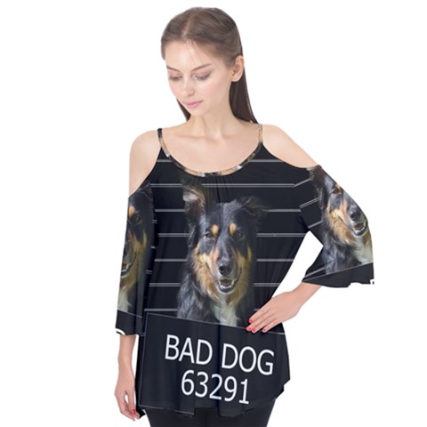 Bad Dog Flutter Tees by Valentinaart