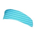 Abstract blue waves pattern Stretchable Headband View1