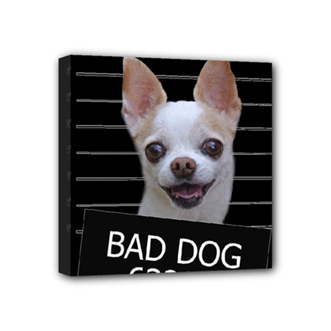 Bad Dog Mini Canvas 4  X 4  by Valentinaart