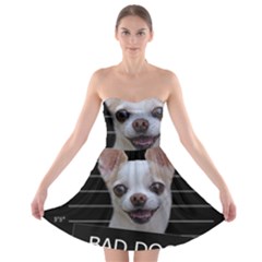 Bad Dog Strapless Bra Top Dress by Valentinaart