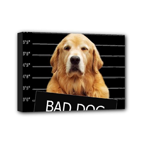 Bad Dog Mini Canvas 7  X 5  by Valentinaart