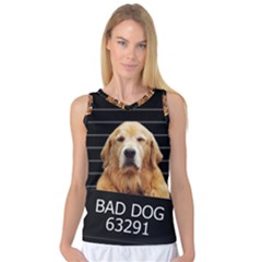 Bad Dog Women s Basketball Tank Top by Valentinaart