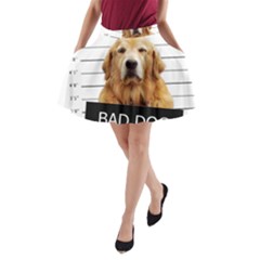 Bad Dog A-line Pocket Skirt by Valentinaart