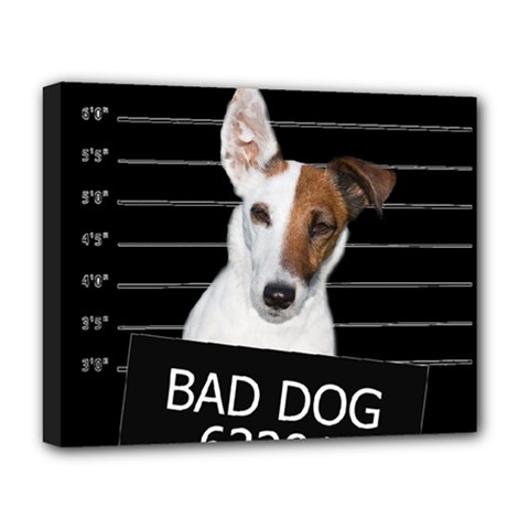 Bad Dog Deluxe Canvas 20  X 16   by Valentinaart