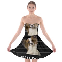 Bad Dog Strapless Bra Top Dress by Valentinaart